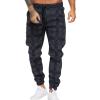 Men's Plaid Printed Sweatpants Elastic Waist Athletic Jogger Pants with Pocket Casual Comfy Stretch Lounge Pants (Dark Grey,Large) view 1