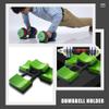 BESPORTBLE 4pcs Dumbbell Rack Storage Stand Household Dumbbell Holder Sturdy Structure for Home Gym Lightweight and Wear-resistant Design Prevents Damage to Floors view 2