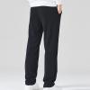 JEsilunmaMY Men's Jogger Sweatpant with Pockets Elastic Waist Athletic Lounge Pants Casual Loose Workout Running Track Pants (Black,28) view 3