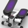 YSUEFIJO Mini Stair Steppers with Resistance Bands, Aerobic Fitness Stepper Exercise Machine, Mini Stepper Exercise Machine, Compact Exercise Equipment, for Workout at Home (White) view 3