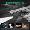Gmconn 700 Lumen Pistol Light, Compact Adjustable Rail Mounted Flashlight Mini Weapon Light with Strobe Mode for Picatinny MIL-STD-1913, Glock (700 Lumen) view 3