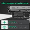 Gmconn 700 Lumen Pistol Light, Compact Adjustable Rail Mounted Flashlight Mini Weapon Light with Strobe Mode for Picatinny MIL-STD-1913, Glock (700 Lumen) view 4