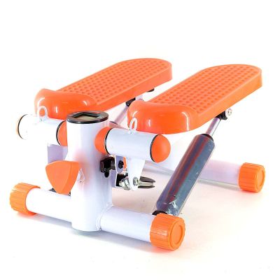 YSUEFIJO Mini Stair Steppers with Resistance Bands, Aerobic Fitness Stepper Exercise Machine, Mini Stepper Exercise Machine, Compact Exercise Equipment, for Workout at Home (Yellow)