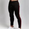 Mens Casual Sweatpants Elastic Waist Outdoor Running Fitness Yoga Trousers Stretch Athletic Jogger Lounge Pants (Black,Medium) view 2