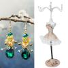 Earrings Necklace Storage Polyresin Doll Holder with Rotatable Bracket, Jewelry Display Stand, Tower Decoration Dress Necklace Stand, Rings Lunch Box Rack for Girls(Style 3), Necklace Storage HOL view 4