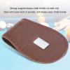 Magnetic Belt Clip Billiards Snooker Accessories, Snooker Billiards Pool Chalk Holder, cues Tip Chalk Billiard Pool, Chalks Carrier Aluminum Iron Box Base with Clip for Snooker Pool, Snooker Chalk Ho view 2