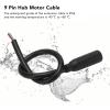 9 Pin Waterproof Wheel Motor Extension Cable for Electric Bike Female to Male Wire E-Bike Accessory,E-Bike Motor Extension Cable, 32cm Parts Extend Cable, ebike Motor Electric Bike 9 pin Waterpro view 2
