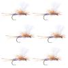 The Fly Fishing Place Parachute Super Flash Purple Haze Classic Trout Dry Fly Fishing Flies - Set of 6 Flies Size 16 view 1