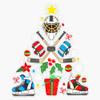 Ice Hockey Christmas Tree Ugly Ice Hockey Holiday Ice Hockey Player Coach Xmas Ice Hockey Lover Stocking Stuffer Sticker Bumper Sticker Vinyl Decal 5 view 1