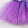 Baby Girls Fluffy Soft Skirt Sequin Tulle Princess Ballet Dress Infant Girls Tutu Skirt Headband Set (Purple, 2-4 Years) view 2