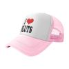 Hat,I Love Sluts Trucker Hat Baseball Cap Pink Women Men Dad Hat Golf Cowboy Hat view 1