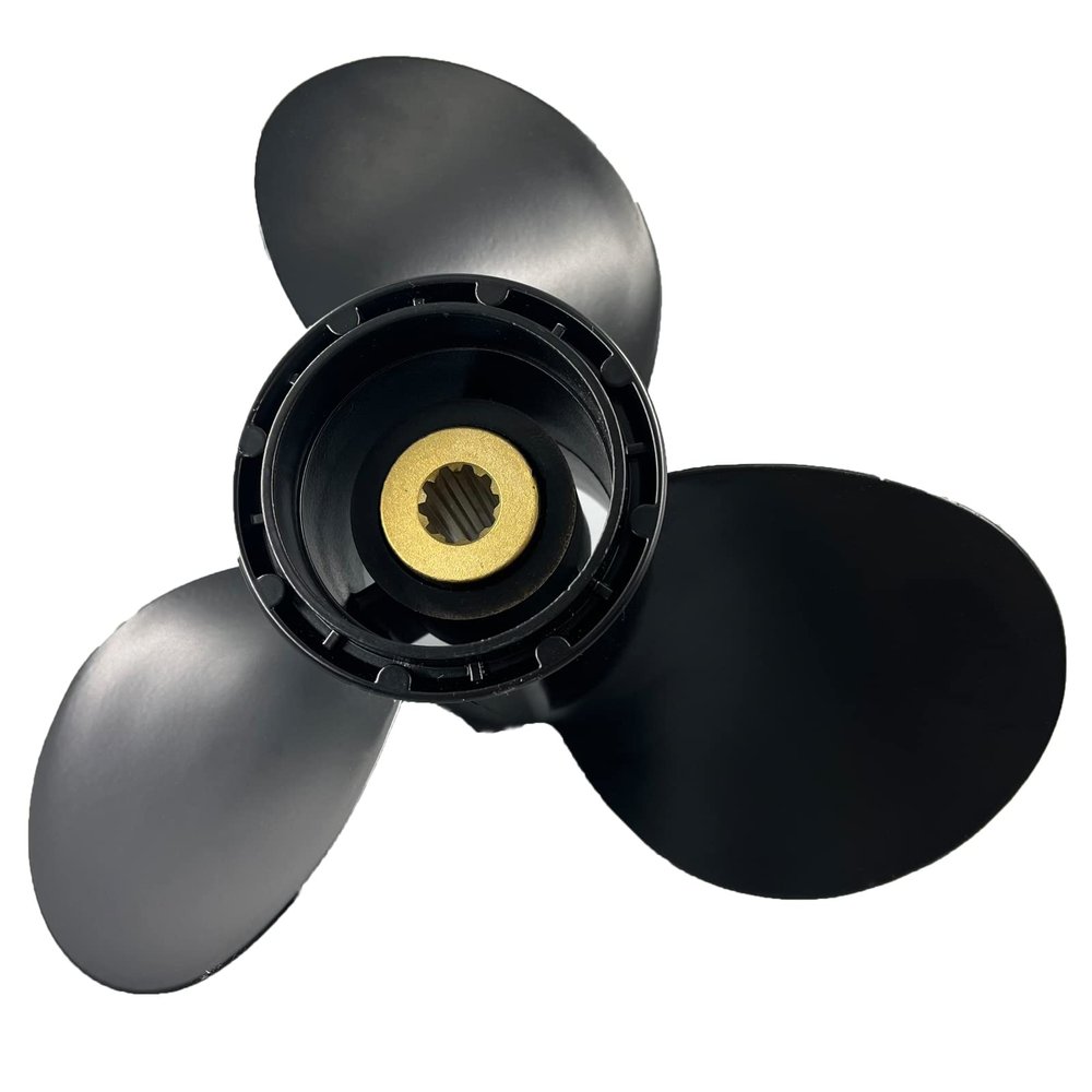 Boatman Boat Aluminum Propeller 9 1/4 x 7 fit Suzuki Outboard Engine DF8A 9.9A 15 20/DT9.9 15 HP,10 Spline Tooth,OEM 58100-89L00-019(9.25x7)
