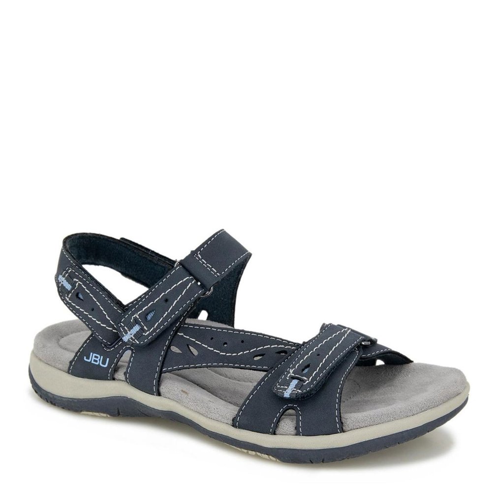 Jambu Women's Stephie Vegan Sport Sandal, Navy, 6.5