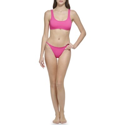 Calvin Klein Womens Lifestyle 2 Piece Set,Rose Silky Rib,Small