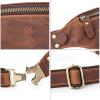 TATSEN Leather Waist Packs Large Capacity Fanny Pack Casual Chest Bag for Man Multifunction Belt Bag Personalized (Color : D, Size : As Shown) view 4