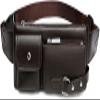 TATSEN Men's Waist Bag PU Leather Male Fanny Pack Male Shoulder Chest Bags for Phone Hip Sack Man Belt Pouch Banana Bum Bag (Color : E, Size : 24cmx4cmx12cm) view 1