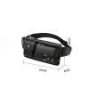 TATSEN Men's Waist Bag PU Leather Male Fanny Pack Male Shoulder Chest Bags for Phone Hip Sack Man Belt Pouch Banana Bum Bag (Color : E, Size : 24cmx4cmx12cm) view 2
