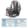 UNISTRENGH Adjustable Fly Fishing Multi-pocket Backpack Chest Bag with Fishing Lure Bag Premium Gear Packs (Militery Green) view 2