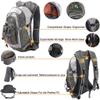 UNISTRENGH Adjustable Fly Fishing Multi-pocket Backpack Chest Bag with Fishing Lure Bag Premium Gear Packs (Militery Green) view 4