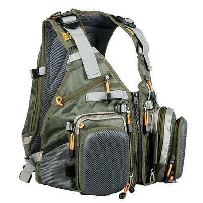 UNISTRENGH Fly Fishing Vest Multi Pocket Waistcoat Adjustable Breathable Mesh Fishing Gear Jacket for Men and Women (V-Pop)