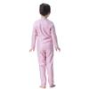 Girls Long Sleeve Swimsuit Full Cover Rash Guard Sets UPF50+ Burkini Hijab Islamic Swimwear Girls Muslim Swimsuit UV Sun Protection Tankini Sets Top Shirt + Pants Beachwear Pink d 18-24 Months view 3