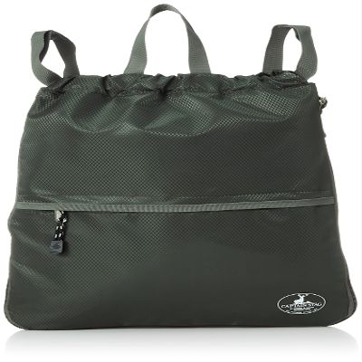 (CAPTAIN STAG) Knapsack Drawstring Bag, Khaki, W32H42D1+14