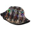 Funny Horse Bucket Hat for Women Men Packable Summer Travel Sun Beach Fishing Cap Outdoor Cap view 2