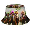 Funny Horse Bucket Hat for Women Men Packable Summer Travel Sun Beach Fishing Cap Outdoor Cap view 1