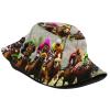 Funny Horse Bucket Hat for Women Men Packable Summer Travel Sun Beach Fishing Cap Outdoor Cap view 2