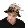 Funny Horse Bucket Hat for Women Men Packable Summer Travel Sun Beach Fishing Cap Outdoor Cap view 3
