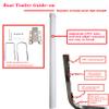 Boat Trailer Guide-ons-60", 2*316L stainless steel Trailer Post Guide on, 2*UPVC tube trailer guide bars, mounting hardware included , for boats, kayaks, canoes, fishing boats, ski boats and more view 3