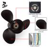 Boatman Aluminum Outboard Boat Propeller compatible with Mercury Engines 25HP 28HP 30 Hp,10 Spline Tooth,RH (9.5(Dia) x11Pit) view 3