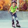 ECOO Adjustable Inline Skates Boys and Girls with Light up WheelsRoller Skates for Kids Ages 4-12, Teen Skates for Beginner Outdoor and Indoor (Pink, XLarge-Youth & Adult6-9 US) view 2