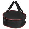 Hapivida Dishes Storage Bag, Camping Tableware Carrying Bag Round Crockery Thermal Food Carrier Dinnerware Bag BBQ Cookware Organizer for Outdoor Hiking Plate Bowl Pot view 1