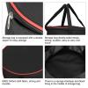 Hapivida Dishes Storage Bag, Camping Tableware Carrying Bag Round Crockery Thermal Food Carrier Dinnerware Bag BBQ Cookware Organizer for Outdoor Hiking Plate Bowl Pot view 4