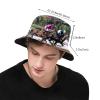 Funny Horse Bucket Hat for Men Women Packable Animal Printed Sun Hats Fisherman Outdoor Summer Travel Hiking Beach Caps view 3
