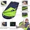 AceCamp 3 Seaons Sleeping Bags for Kids Boys and Girls, Lightweigth Glowing in The Dark, Perfect for Slumber Parties, Camping and Travel (3 Seasons, Kids, Temp 10-15) view 2