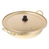 Operitacx Korean Ramen Noodle Pot Lid Fast Heating Aluminum Alloy Cookware for Instant Noodles Soups and Stews for Camping and Home Use view 1