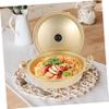 Operitacx Korean Ramen Noodle Pot Lid Fast Heating Aluminum Alloy Cookware for Instant Noodles Soups and Stews for Camping and Home Use view 4