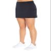 Balance Collection Womens Emily Woven Snap Pocket Skort, Black view 3
