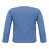 Shinsto Boys Girls Turtleneck Tshirt Cotton Long Sleeve Shirt Solid Color Warm Tee Tops Round Neck Blue A 12-18 Months view 2