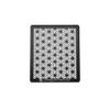 camping moon Connecting Top Plate Half size for Field Rack Leaf Design Aluminum Black T-2309-C view 1