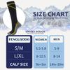 fenglaoda 8 Pairs Compression Socks for Men & Women 20-30 mmHg Knee High Nurse Pregnant Running Medical and Travel Athletic(S/M,Multi02) view 2