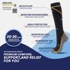 fenglaoda 8 Pairs Compression Socks for Men & Women 20-30 mmHg Knee High Nurse Pregnant Running Medical and Travel Athletic(S/M,Multi02) view 3