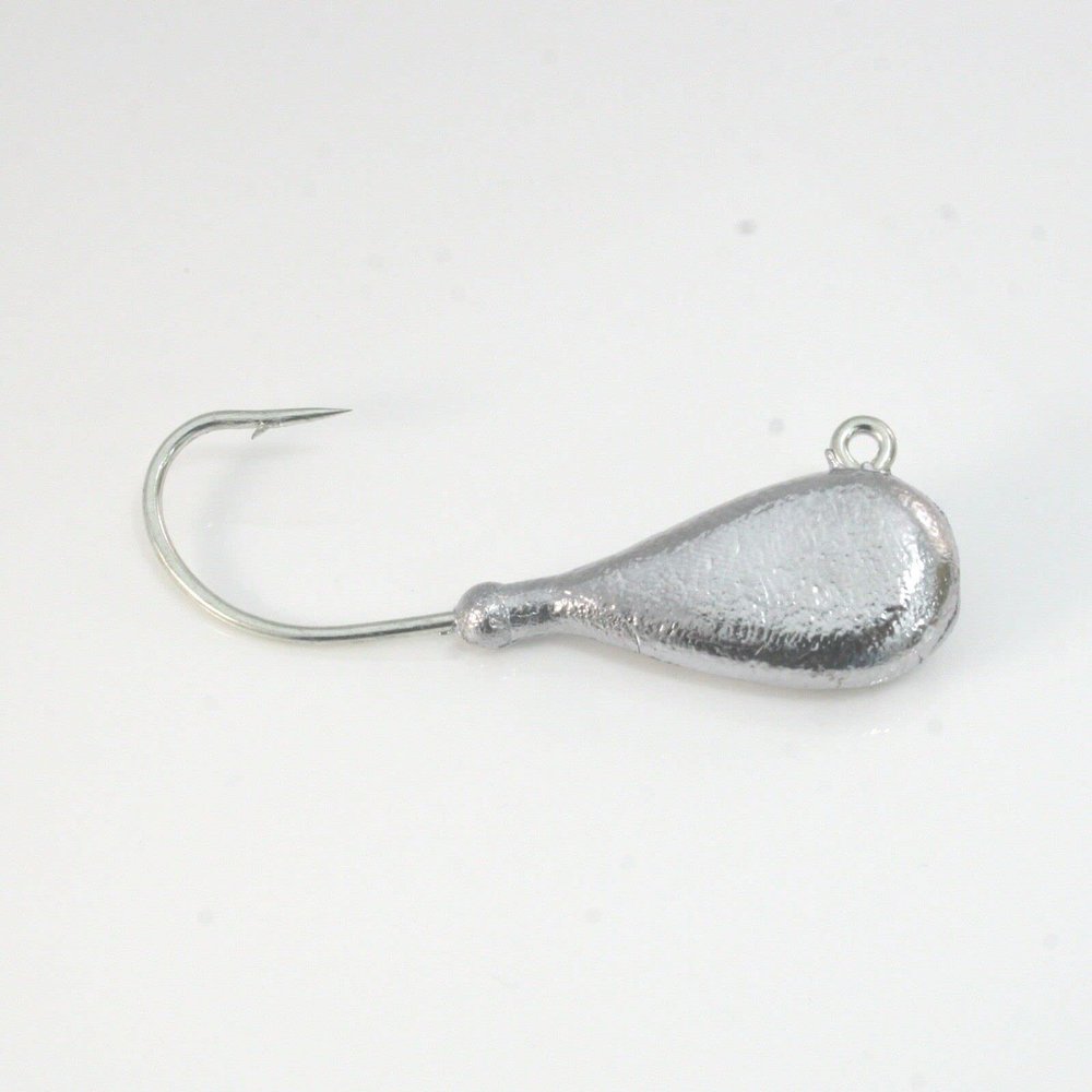 Flat Head Fishing Jigs Eagle Claw Saltwater Hooks Fresh or Salt Water 10 Pack 2 oz