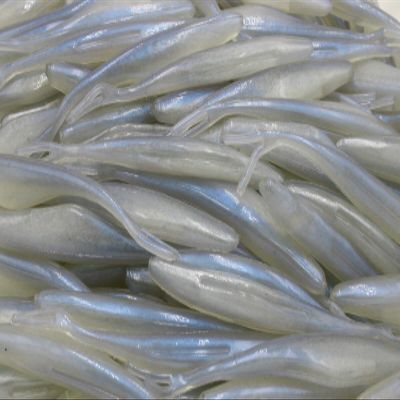 4" Flukes Soft Plastic Jerkbait Alewife Bass Walleye Fishing 10 Pack
