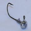 11 pk 3/8 oz Football Bass Fishing Jig Heads Bronze Aberdeen Hooks view 1