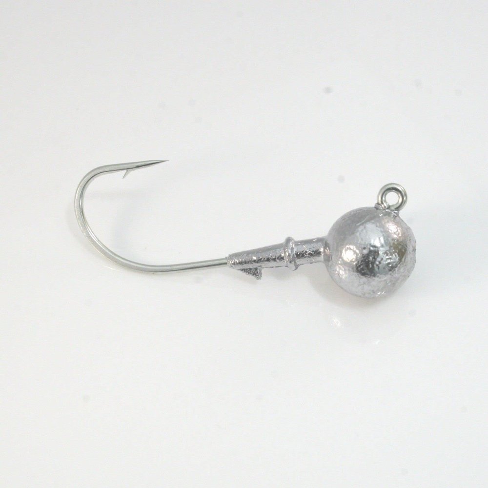 Round Head Fishing Jigs Eagle Claw Saltwater Hooks Fresh or Salt Water 10 Pack 5/8 oz
