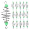 Bait 20 Pcs Fishing Carp Feeder - Carp Fishing Equipment, Olive Shape Luminous Spring Fishing Feeder Bait Holders, Method Feeders Carp Fishing 1.5X4.4CM Tackle view 1