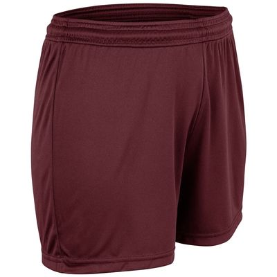 Champro Vision Athletic Shorts, Girls' Large, Maroon